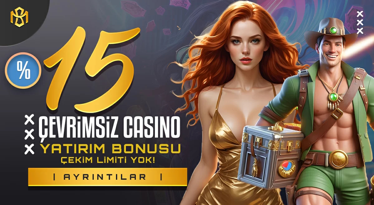 %15 Çevrimsiz Casino Yatırım Bonusu